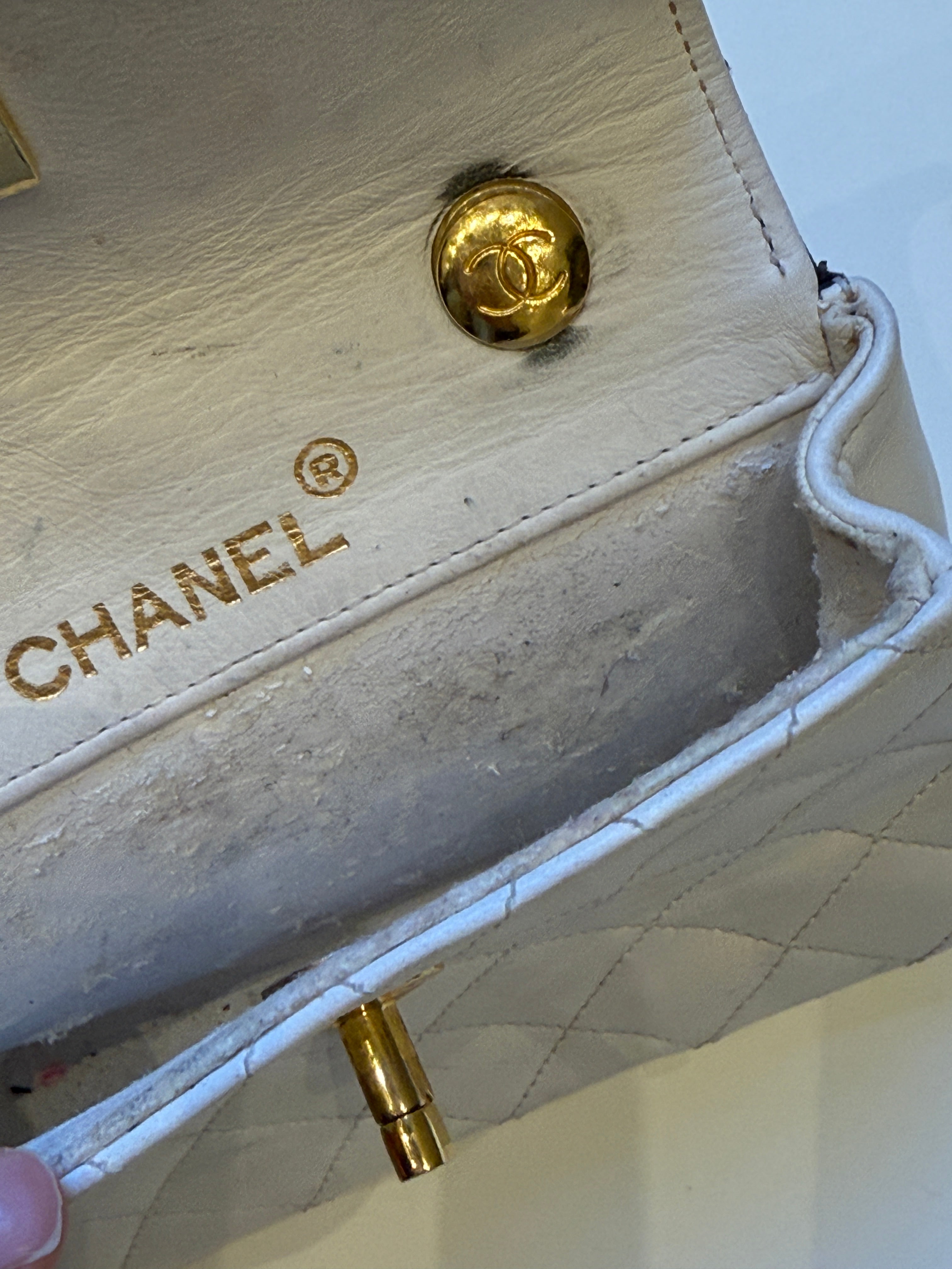 Chanel Borse Pelle Altro Taske Vintage