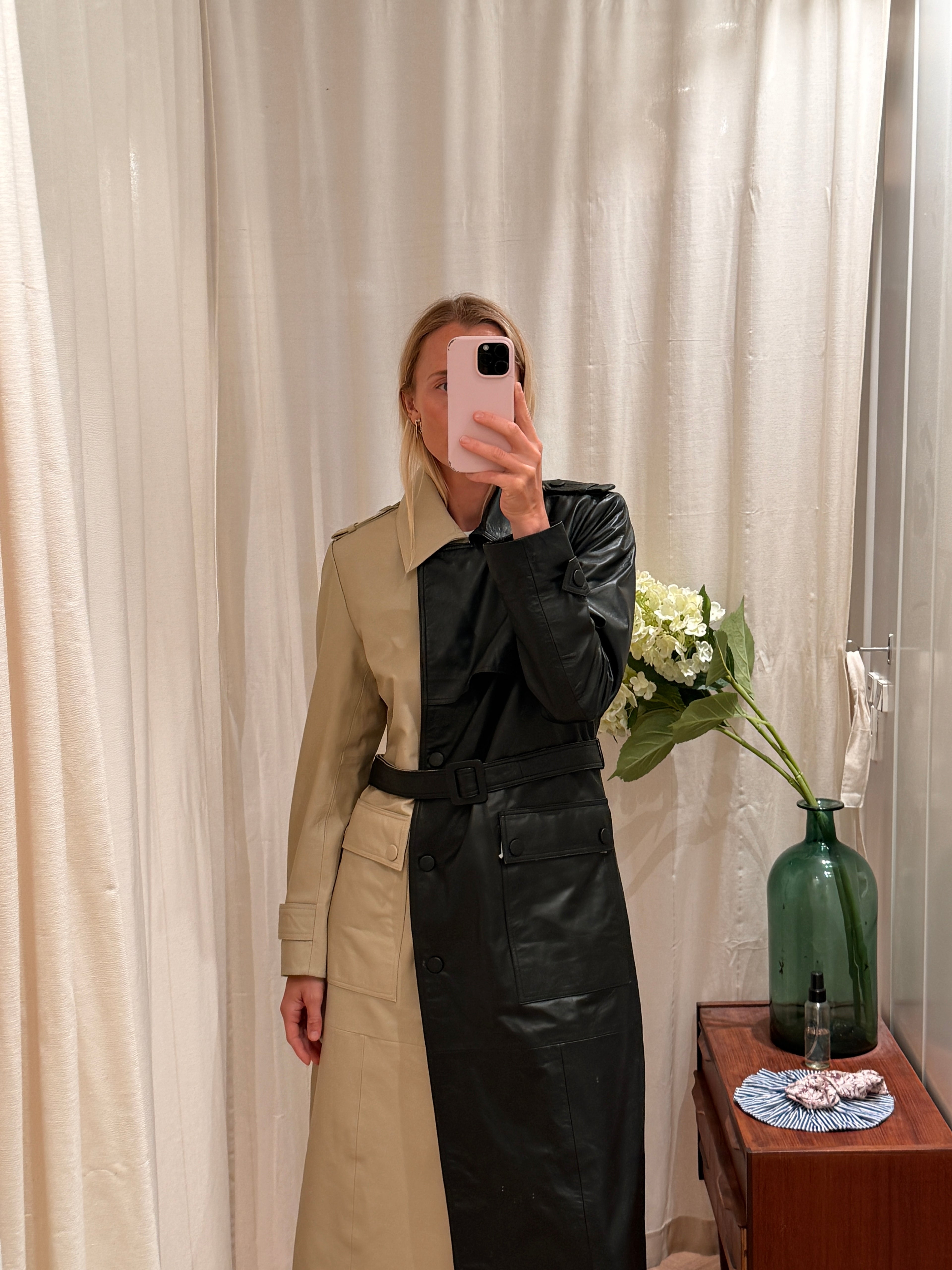 Copenhagen Muse Læder Trenchcoat