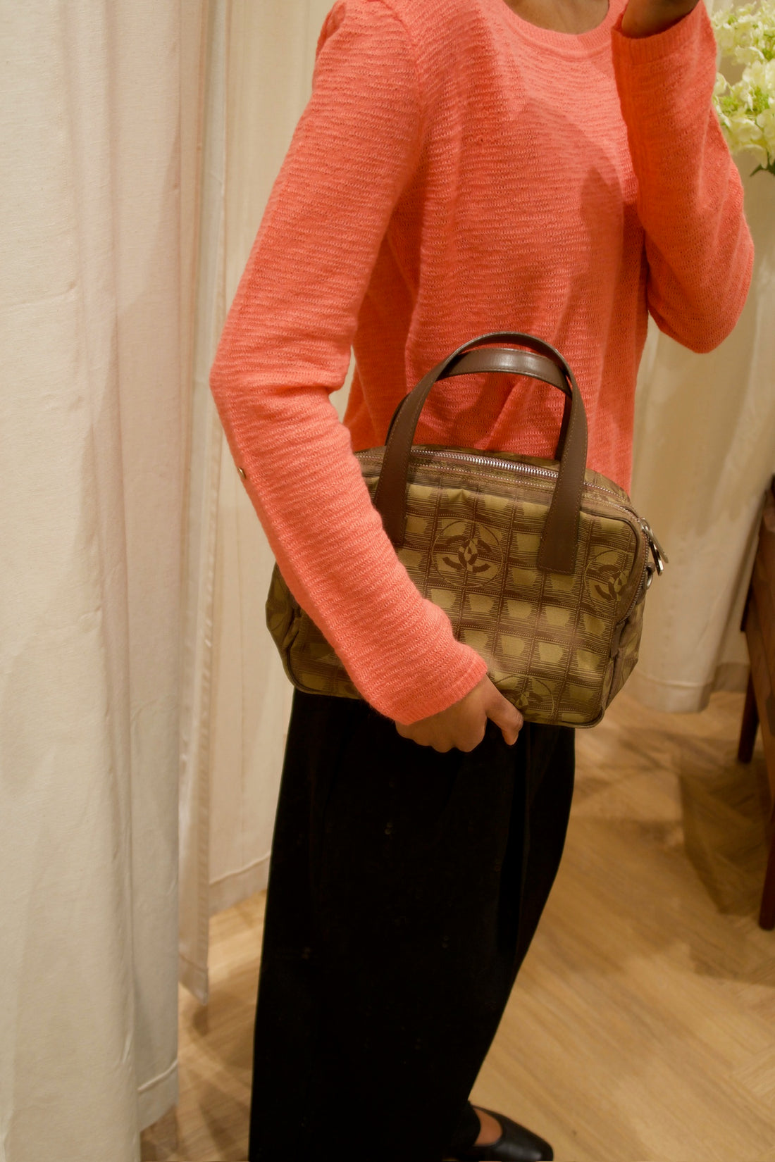 Chanel Travel Line Nylon Taske