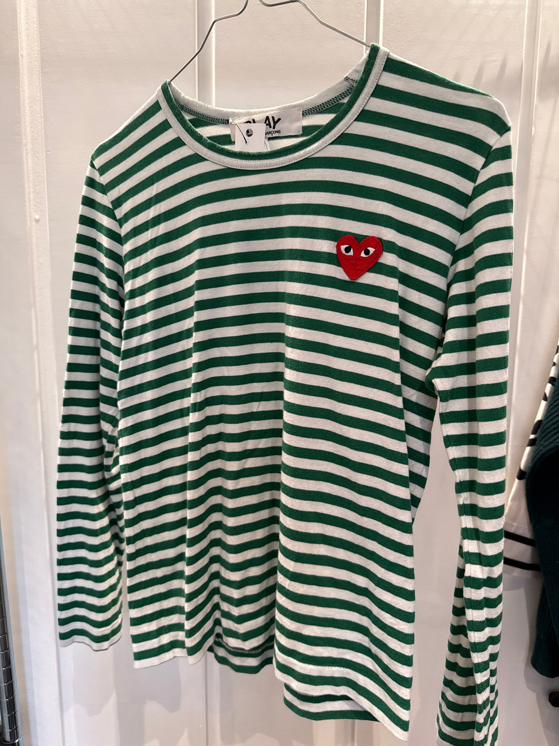 Comme Des Garcon Bluse i striber