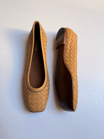 Bottega Veneta Intrecciato Leather Flats