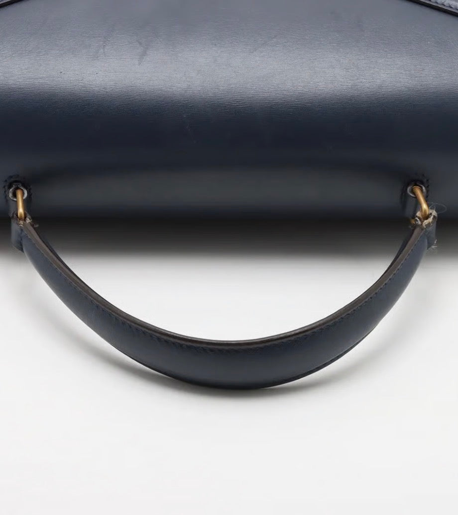 Saint Laurent Paris Cassandra Suede &amp; Leather 2 Way Handbag