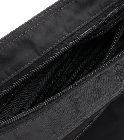 Prada Tessuto Nylon x Leather Shoulder Bag / Taske