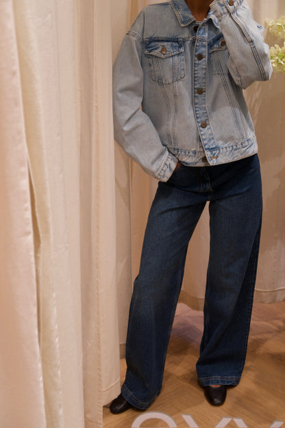 Skall Denim Jakke