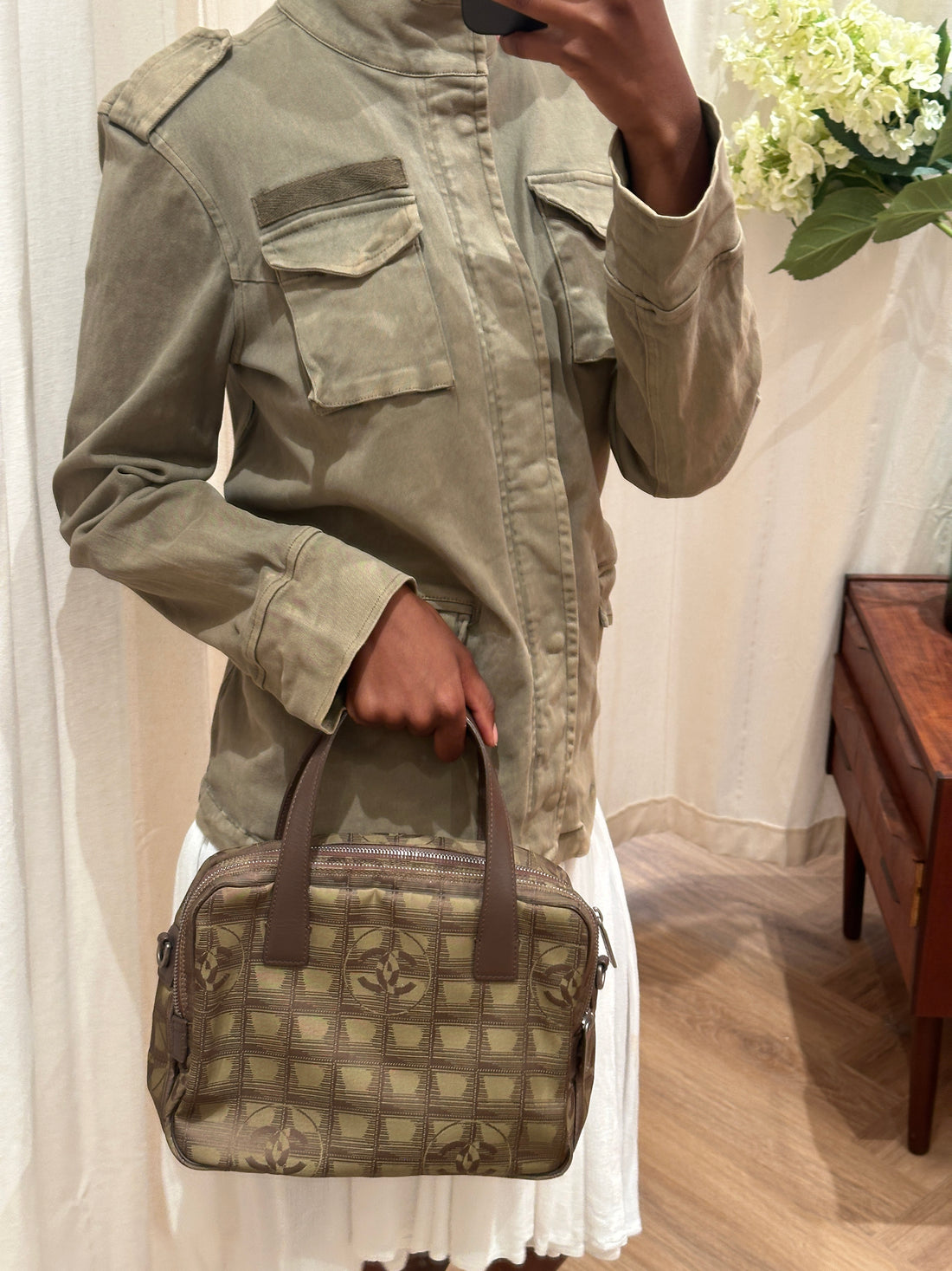 Chanel Travel Line Nylon Taske