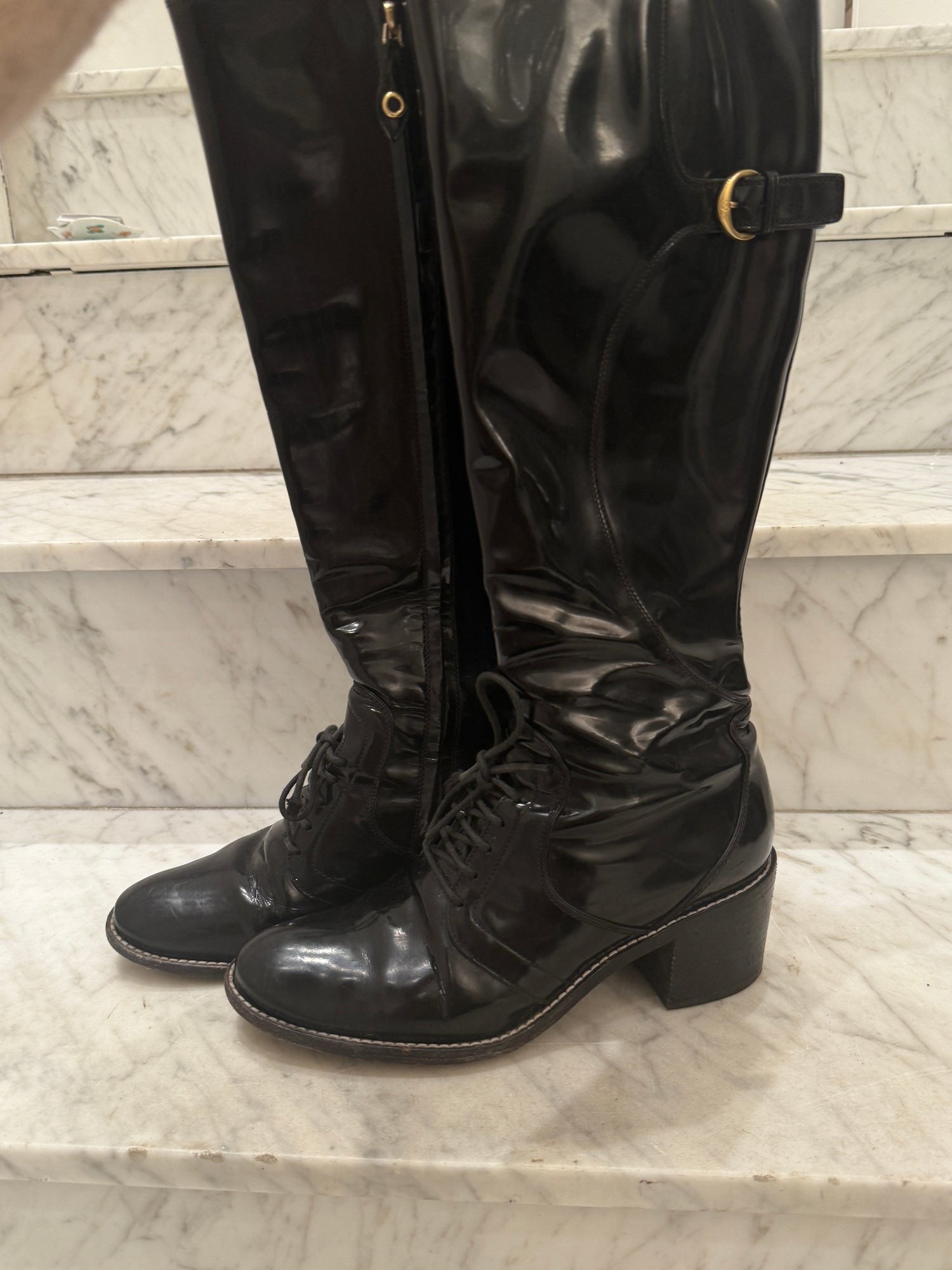 Louis Vuitton Læder Støvler