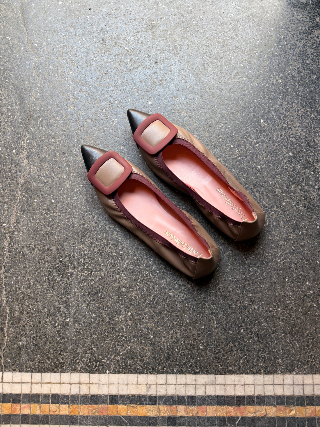 Pretty Ballerina Ella Læder Flats