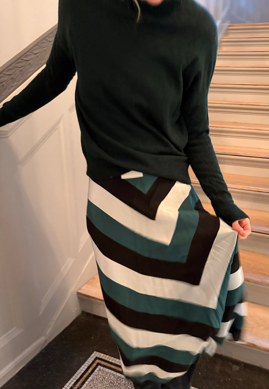 Ganni Silke Nederdel