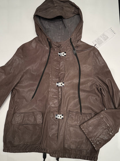 Marni Læder Utility Jakke