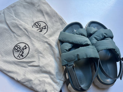 Hermes Electric Padded Blue Sandaler