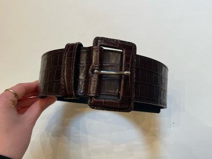 Mika Sarolea Læder Bælte Kroko