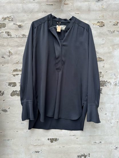By Malene Birger sort bluse væg