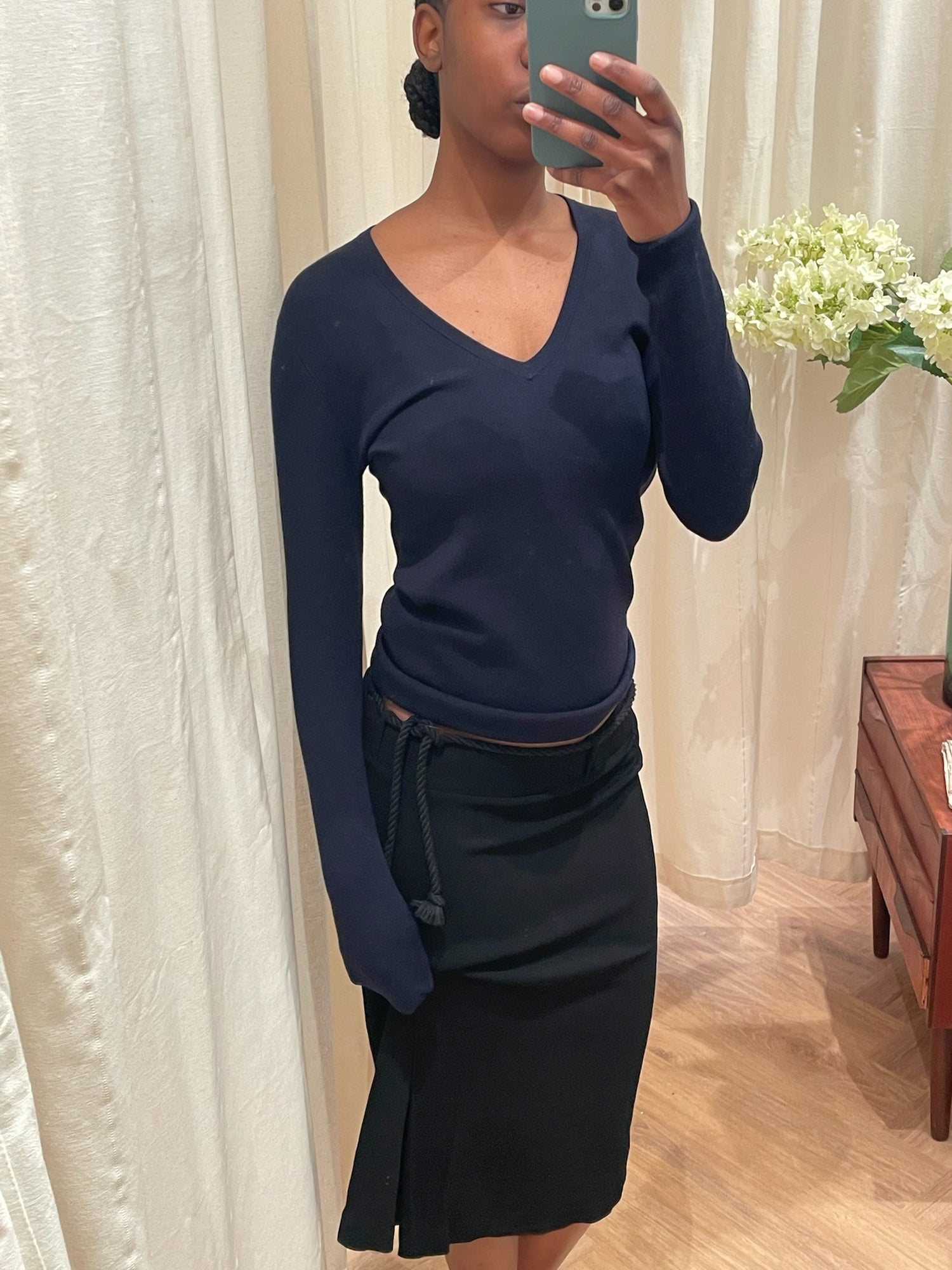 Filippa K Twill Split Nederdel