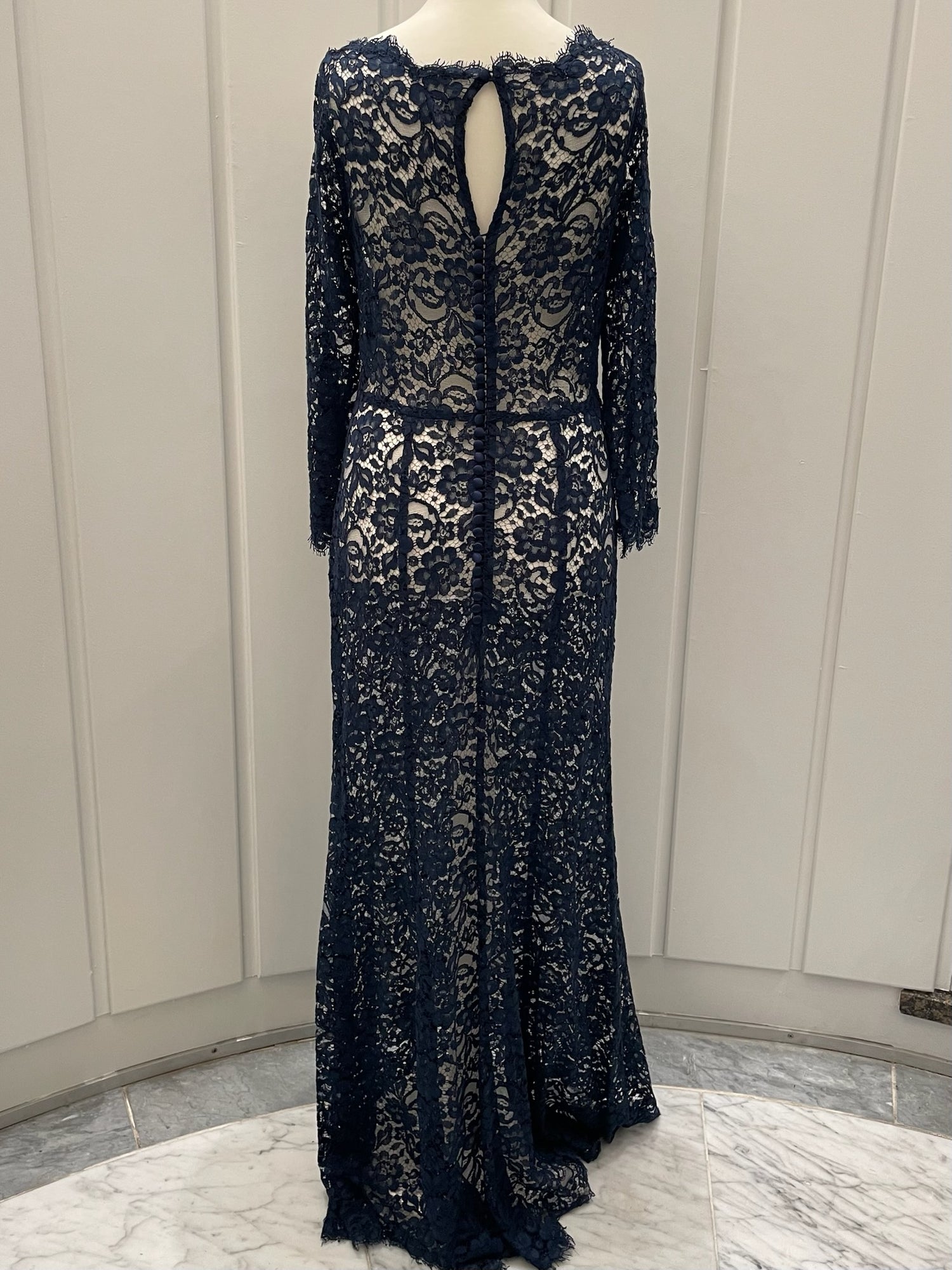 Skrædder Syet Blonde Kjole