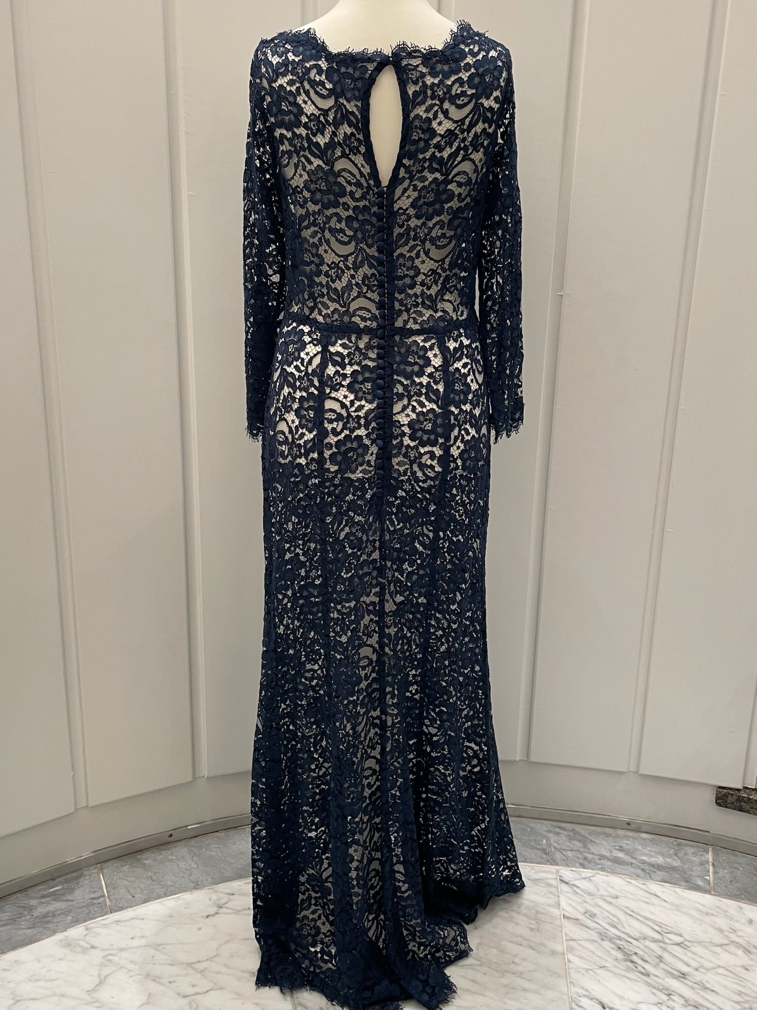 Skrædder Syet Blonde Kjole