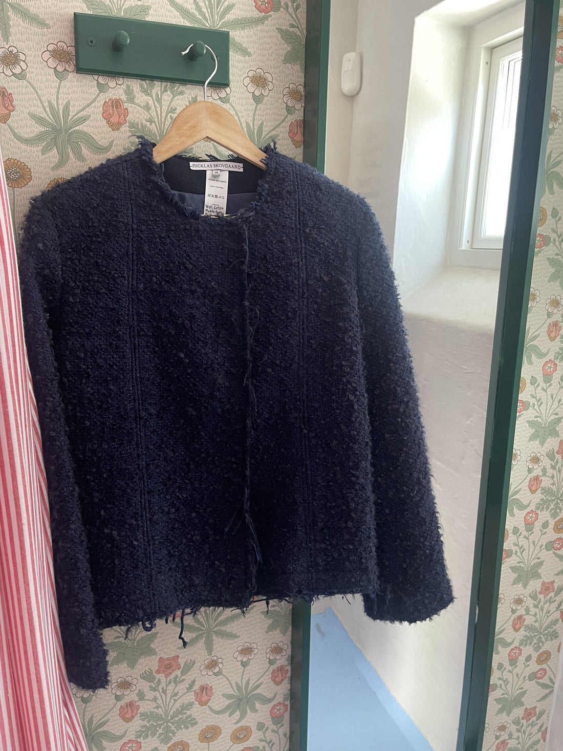 Nicklas Skovgaard jakke mørkeblå forfra