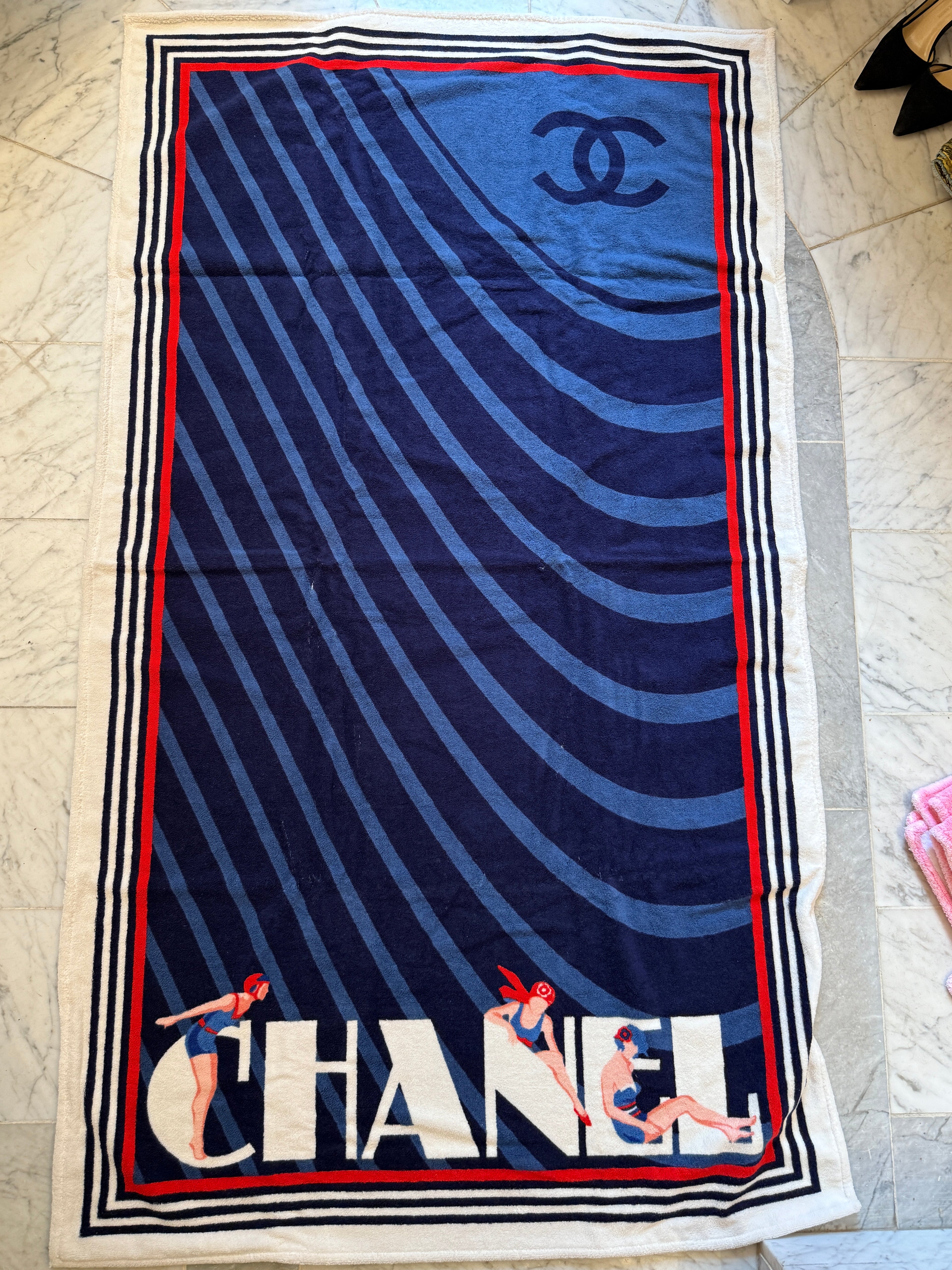 Chanel Vintage Beach Towel