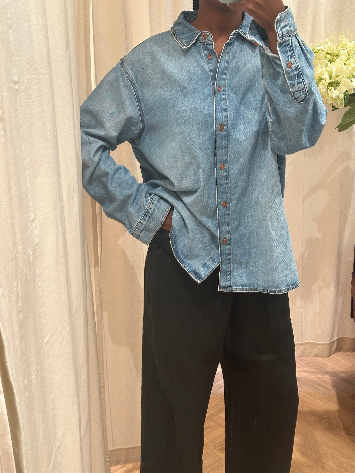 Skall Denim Skjorte