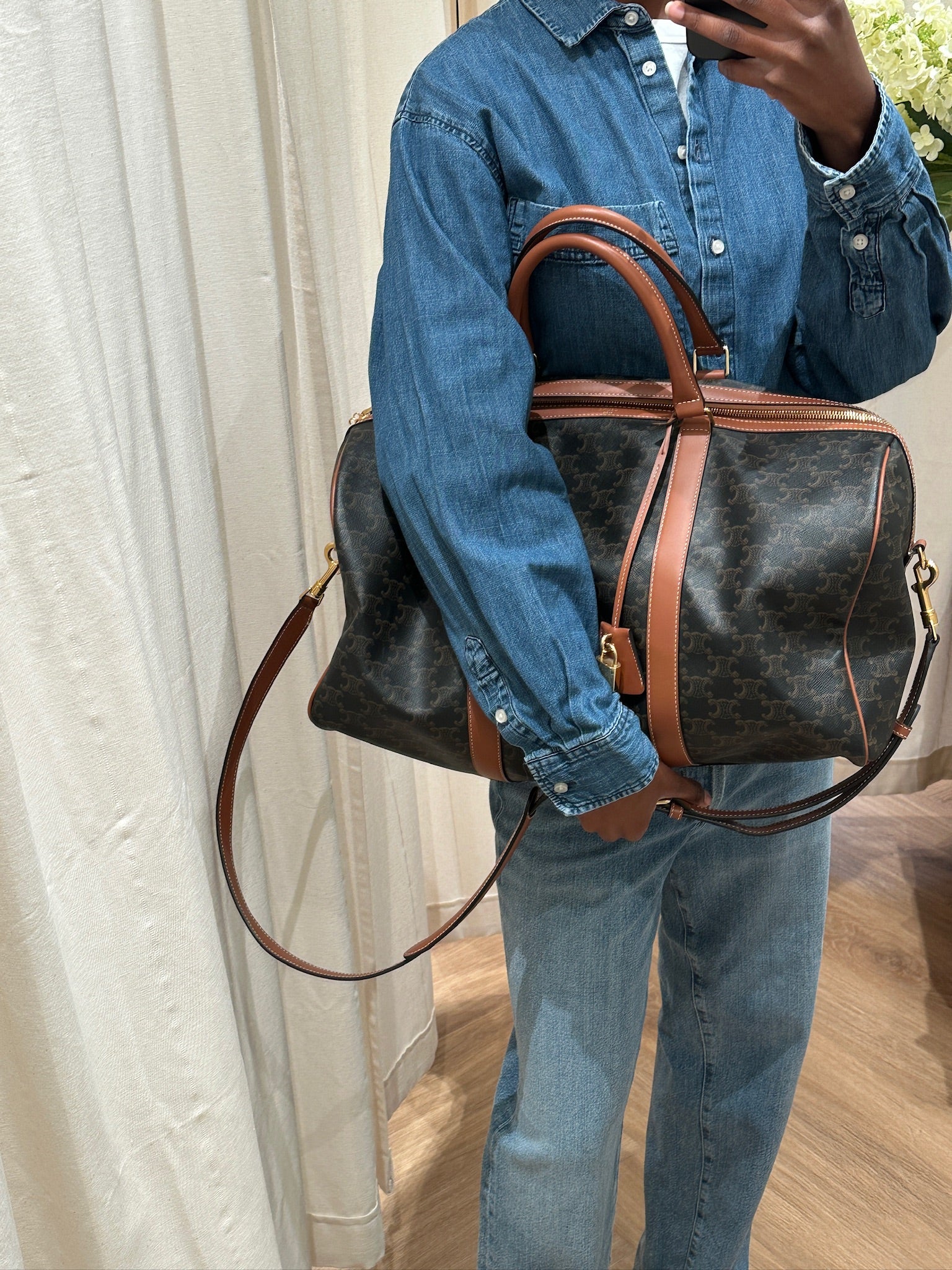 Celine Triomphe Medium Travel Bag / Taske