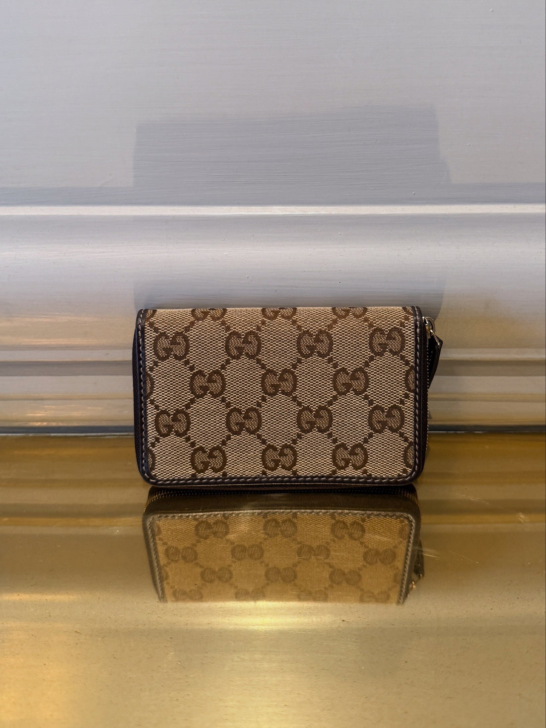 Gucci Canvas Card Pung / Wallet