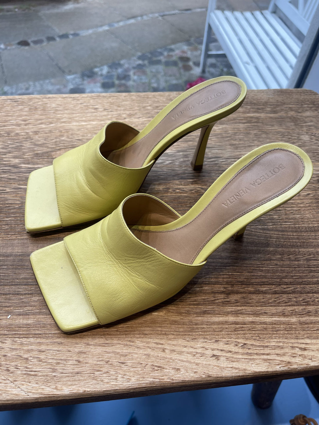 Bottega Veneta Sandaler gul side