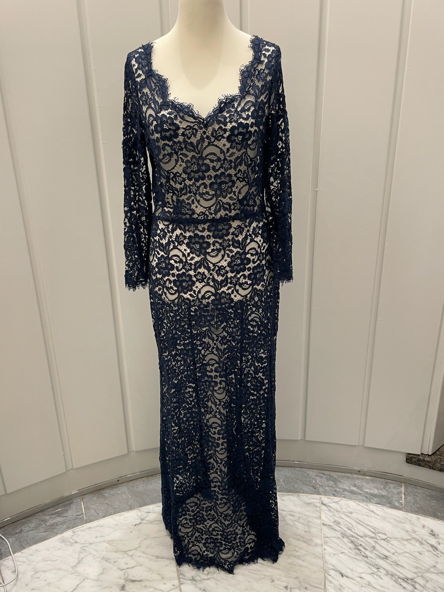 Skrædder Syet Blonde Kjole