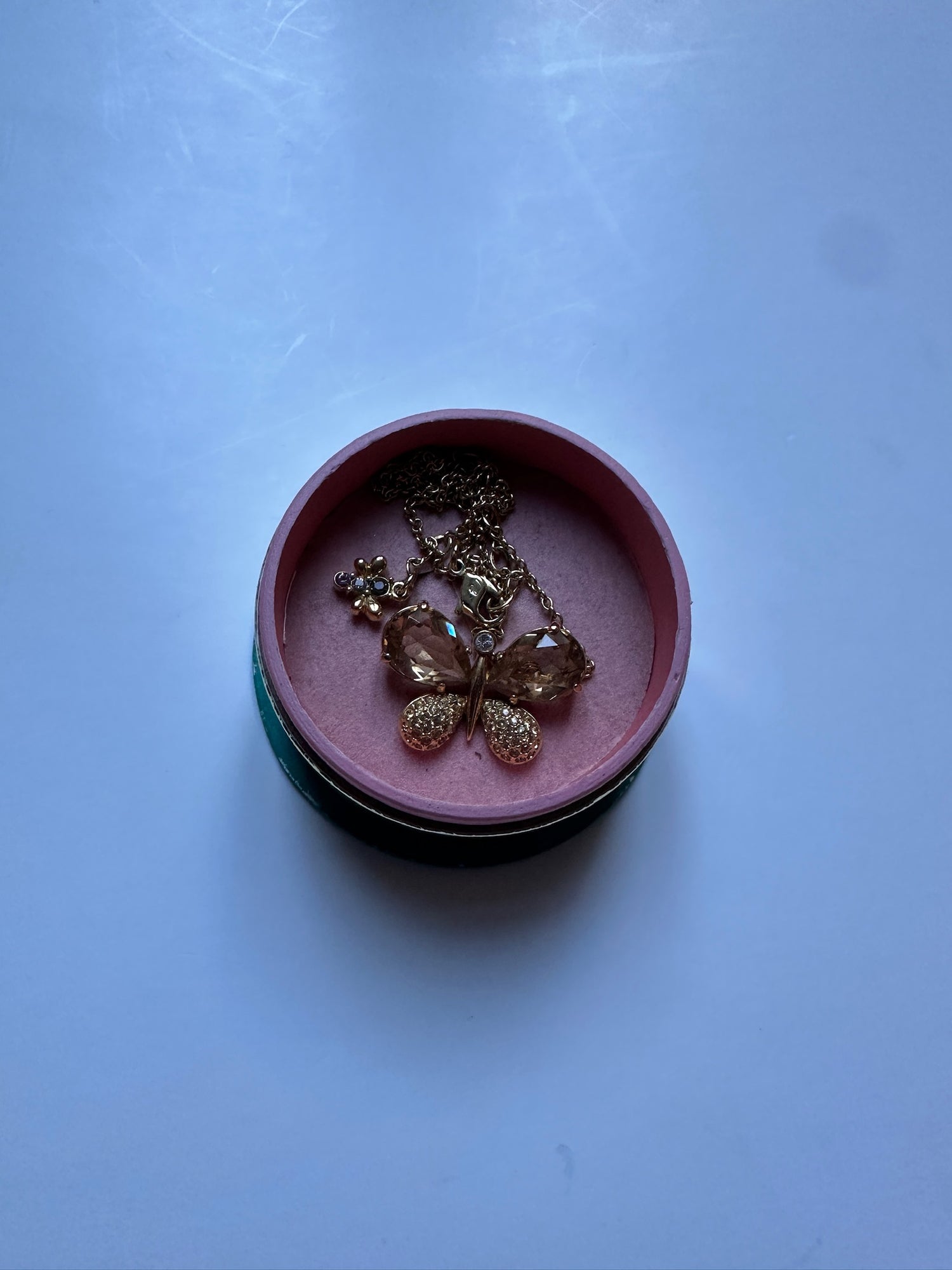 Swarovski Sommerfugl Halskæde