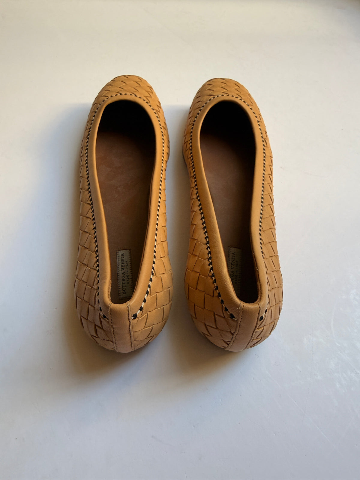 Bottega Veneta Intrecciato Leather Flats