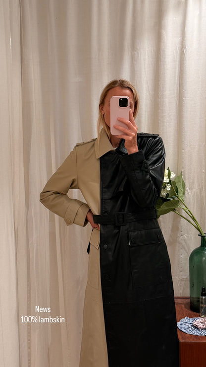 Copenhagen Muse Læder Trenchcoat