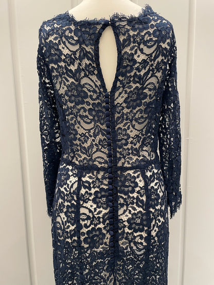 Skrædder Syet Blonde Kjole