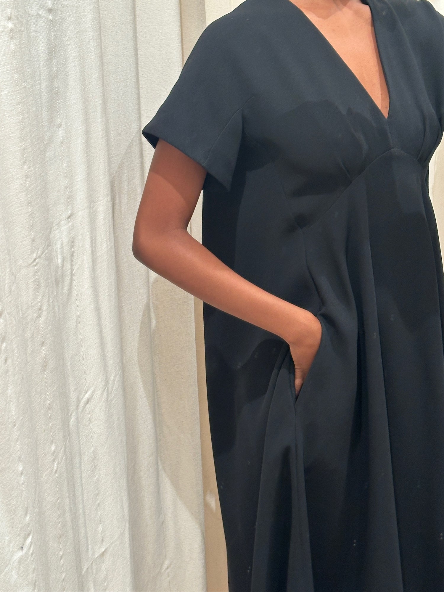 Mark Kenly Domino Tan Dress