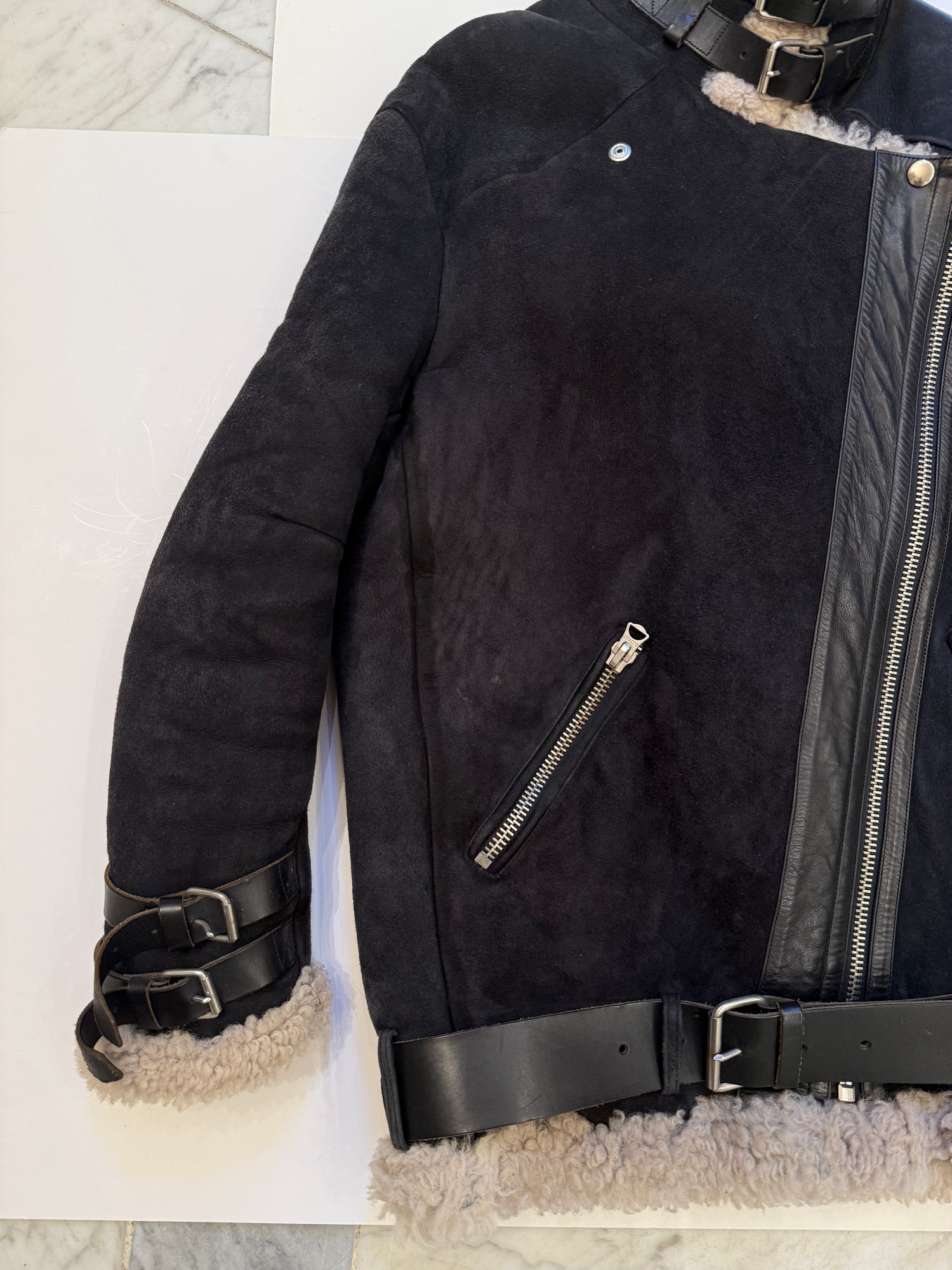 Acne Suede / Shearling Jakke