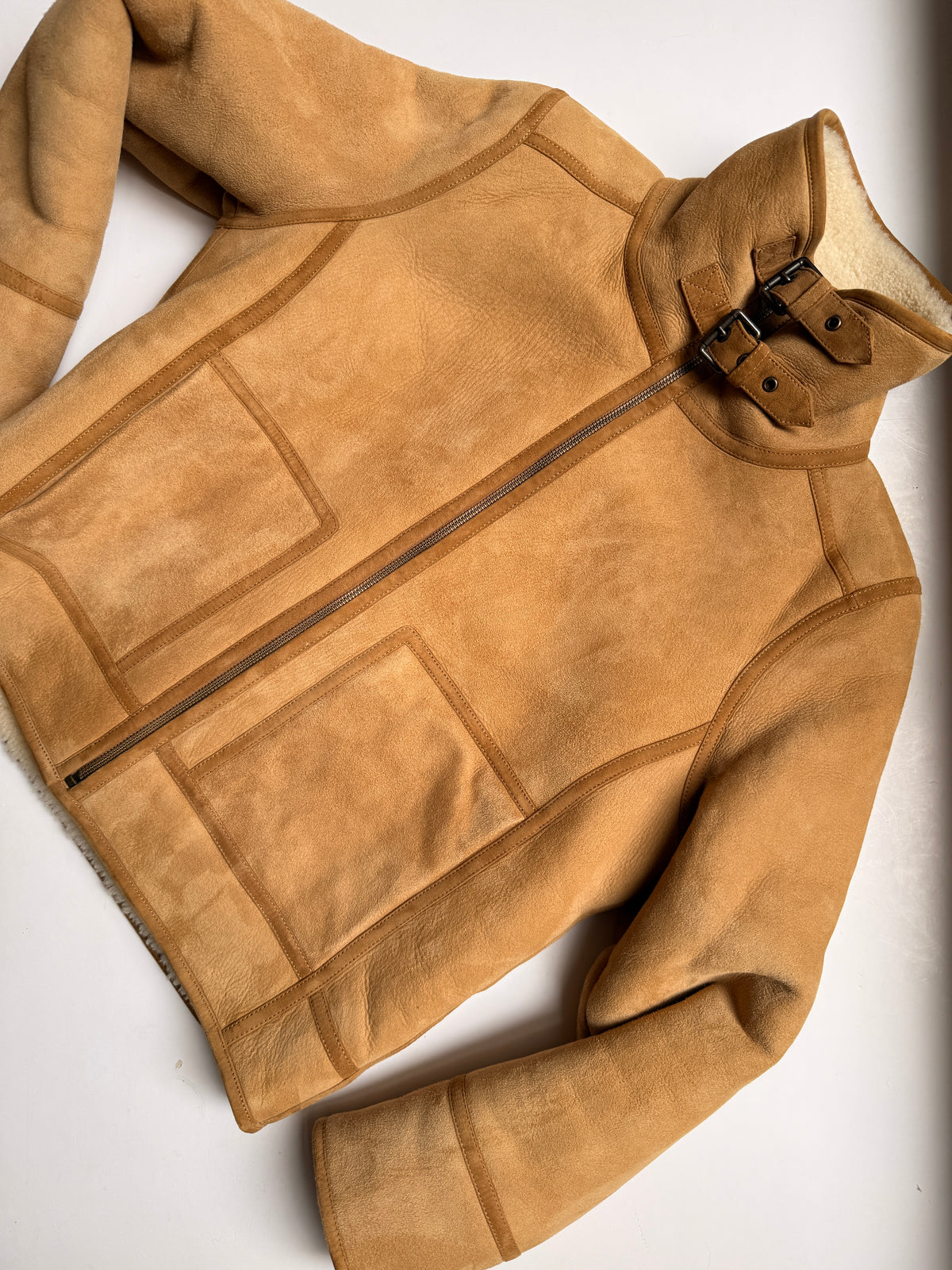 Sezane Calixte Shearling Jakke
