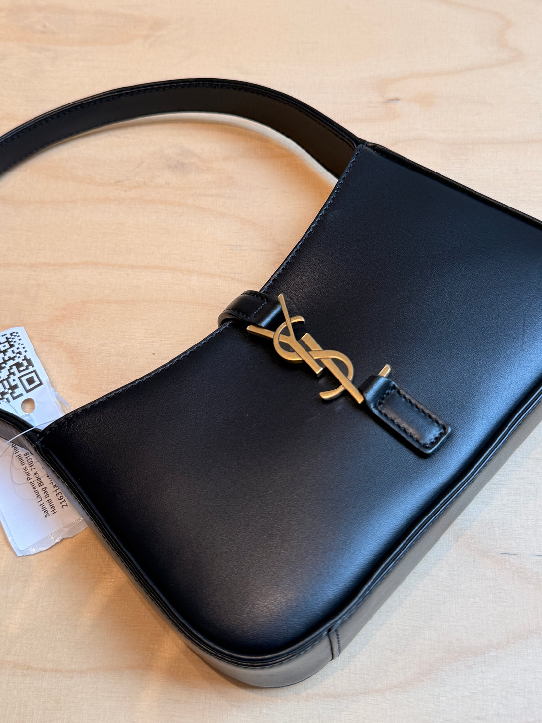 Saint Laurent Paris Mini Hobo Leather Handbag / Taske
