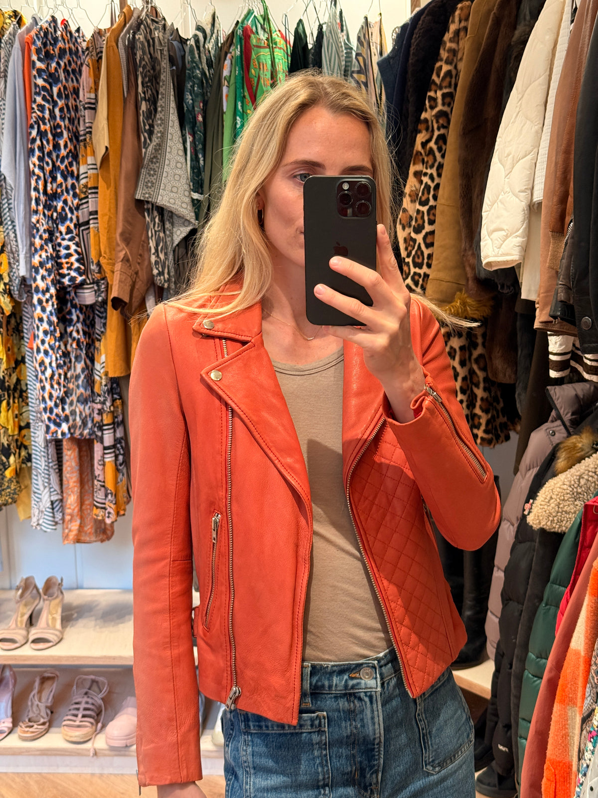 Maje Leather Jacket