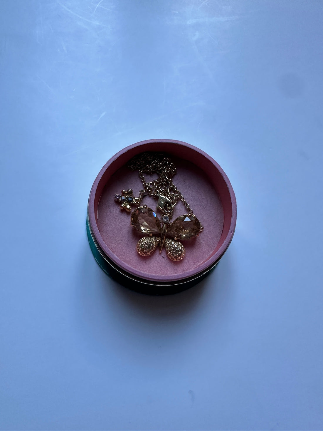 Swarovski Sommerfugl Halskæde