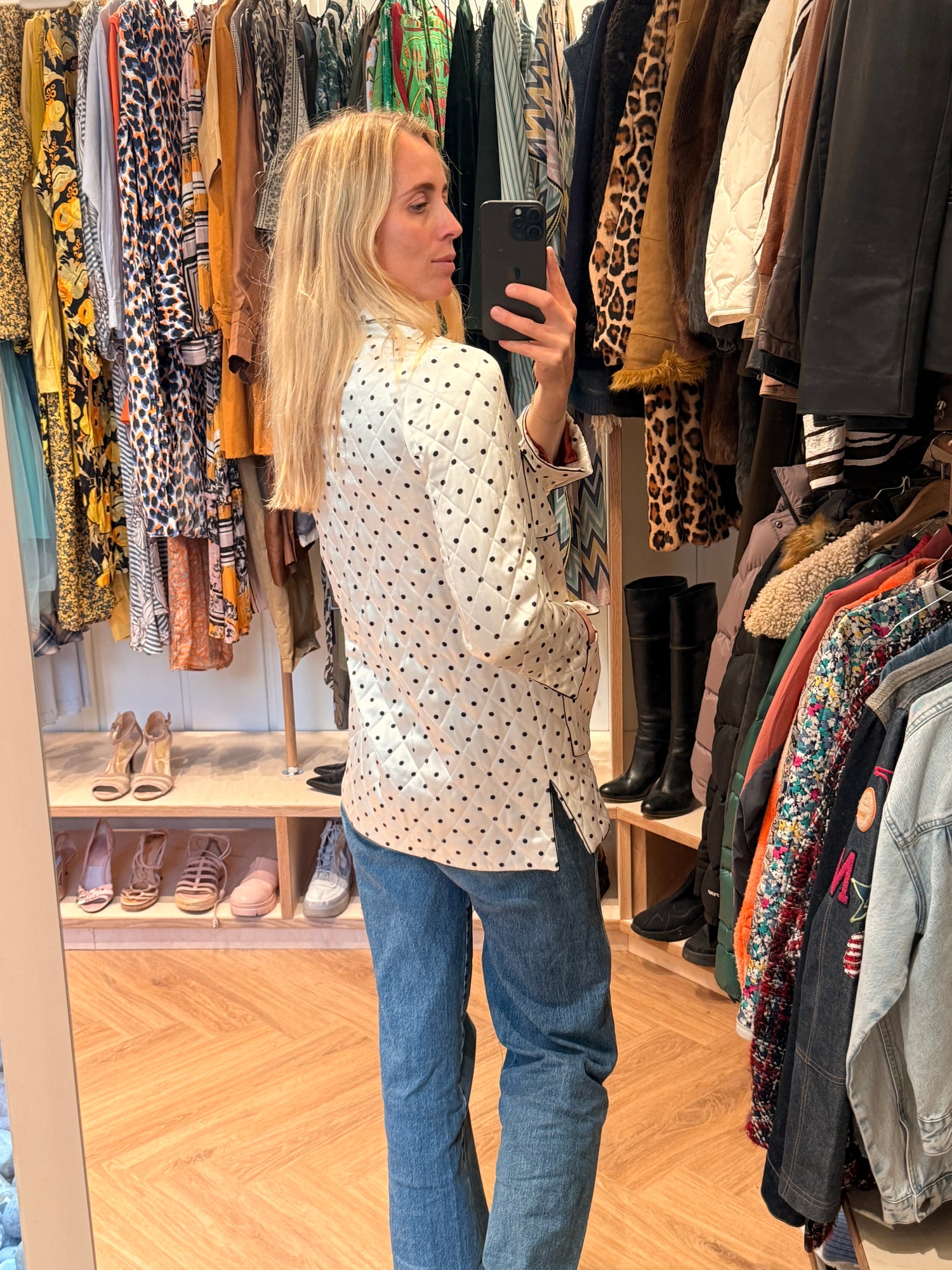 Ganni Polka Dot Jakke