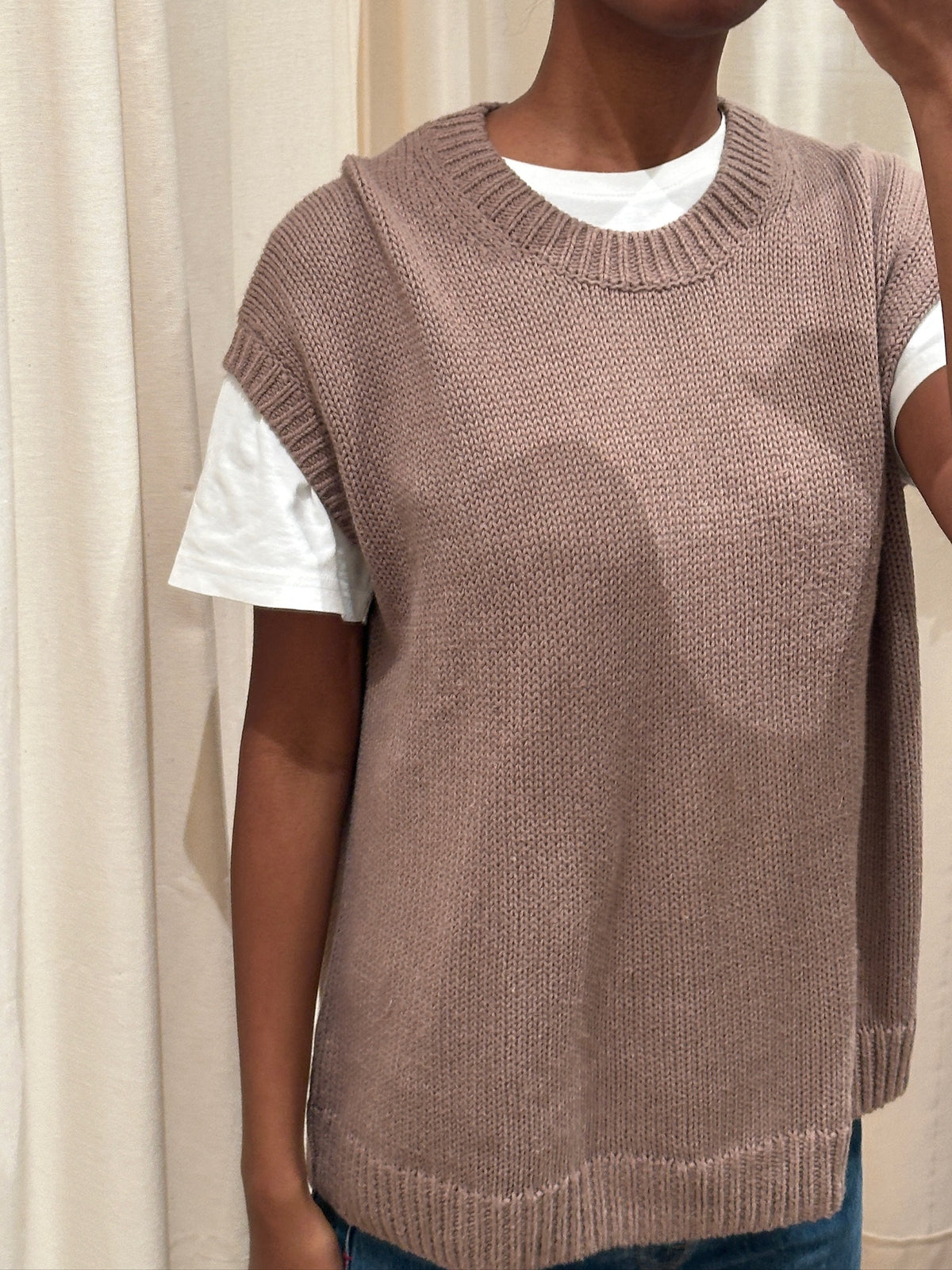 Naja Lauf Cashmere / Bomuld Vest