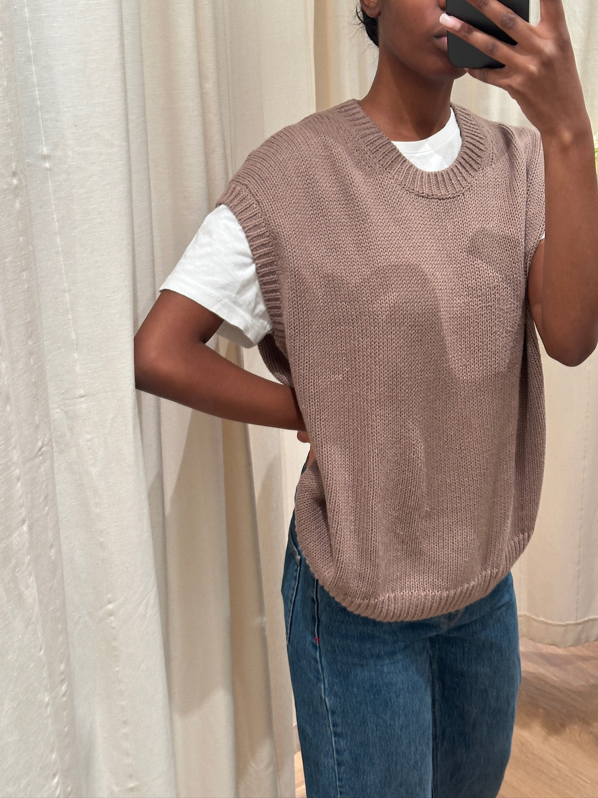Naja Lauf Cashmere / Bomuld Vest