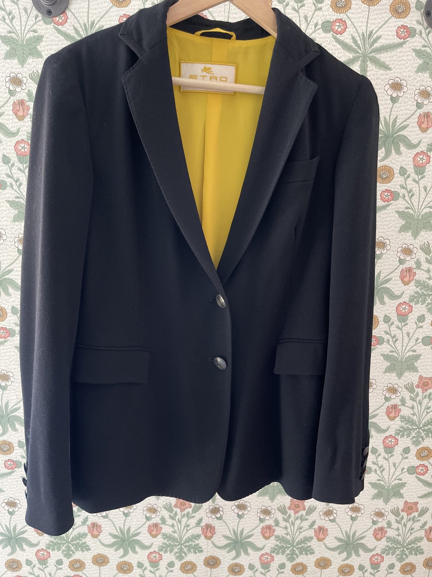 Etro blazer sort forfra