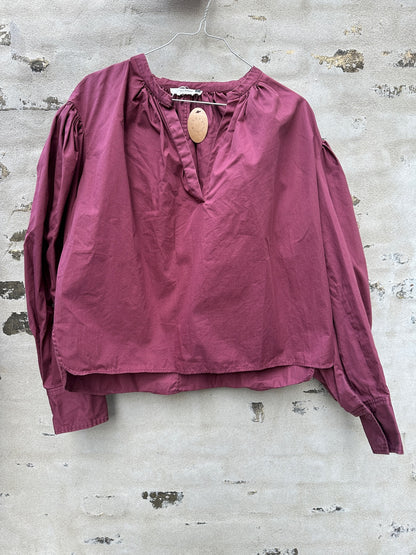 Isabel Marant bluse bordeaux væg