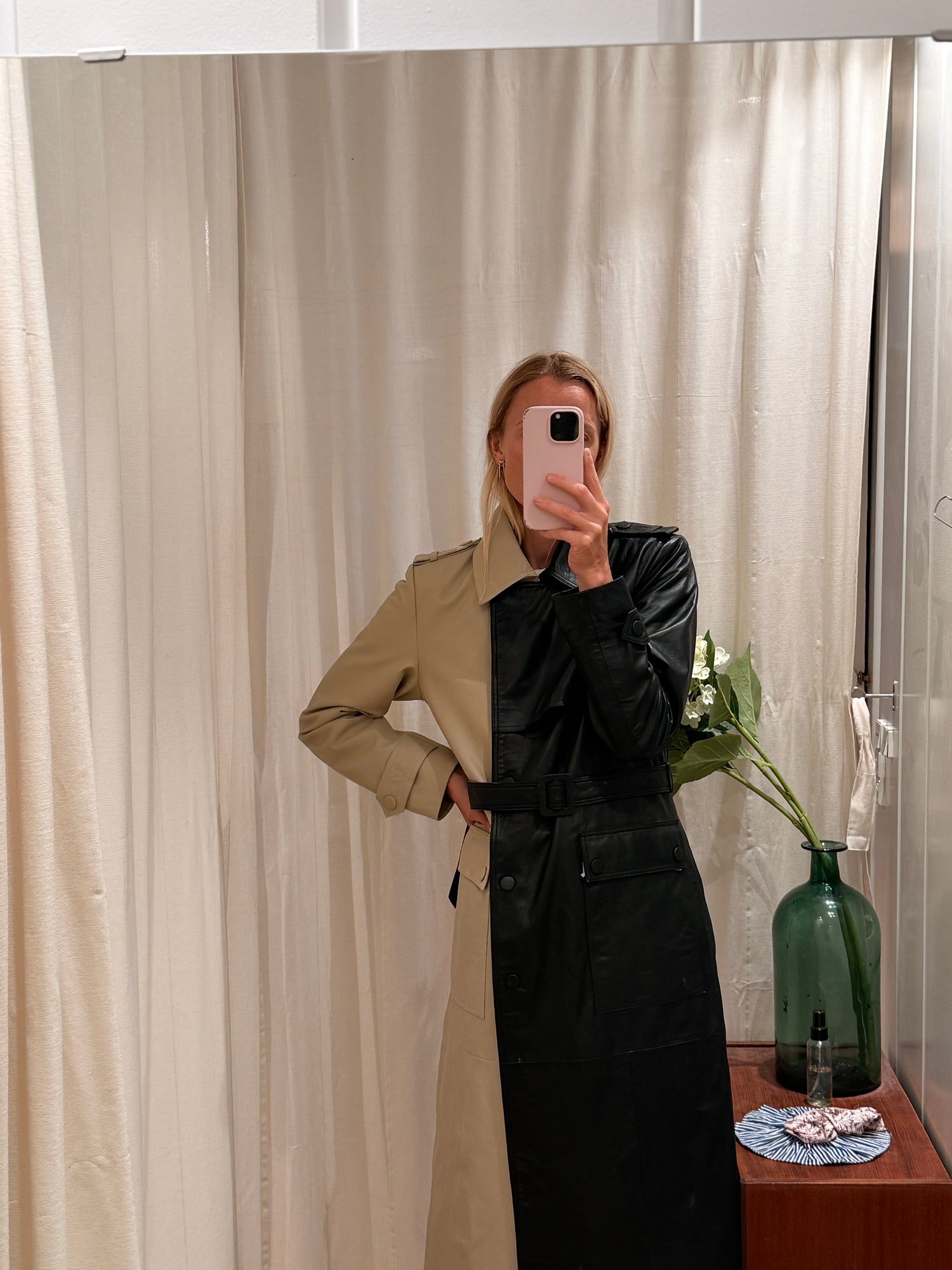 Copenhagen Muse Læder Trenchcoat