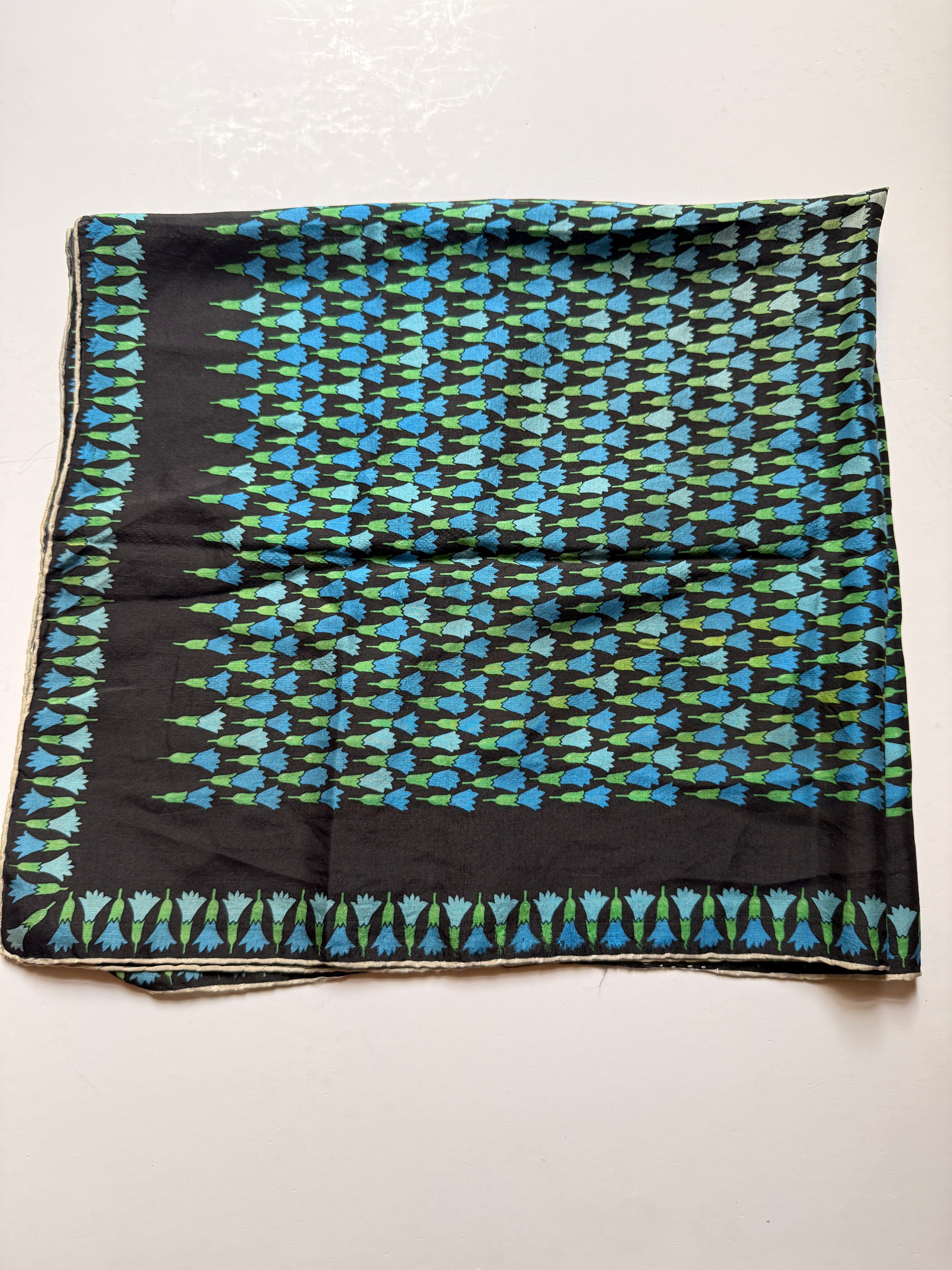 Floral Silk Scarf