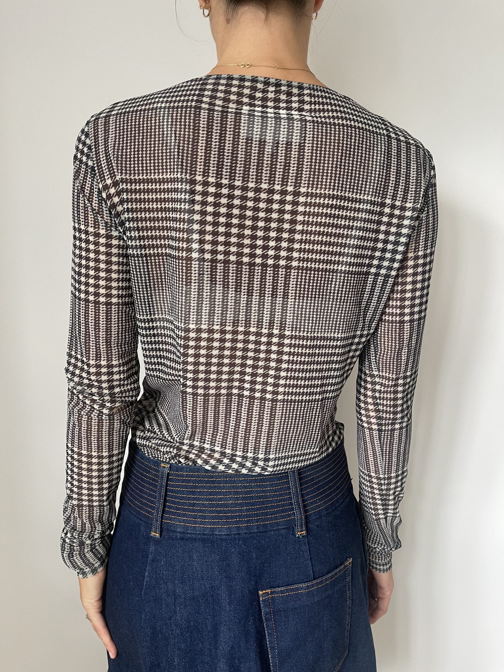 Maison Margiela body på model bagfra