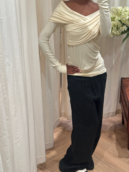 Day Birger et Mikkelsen Off-Shoulder Wrap Bluse