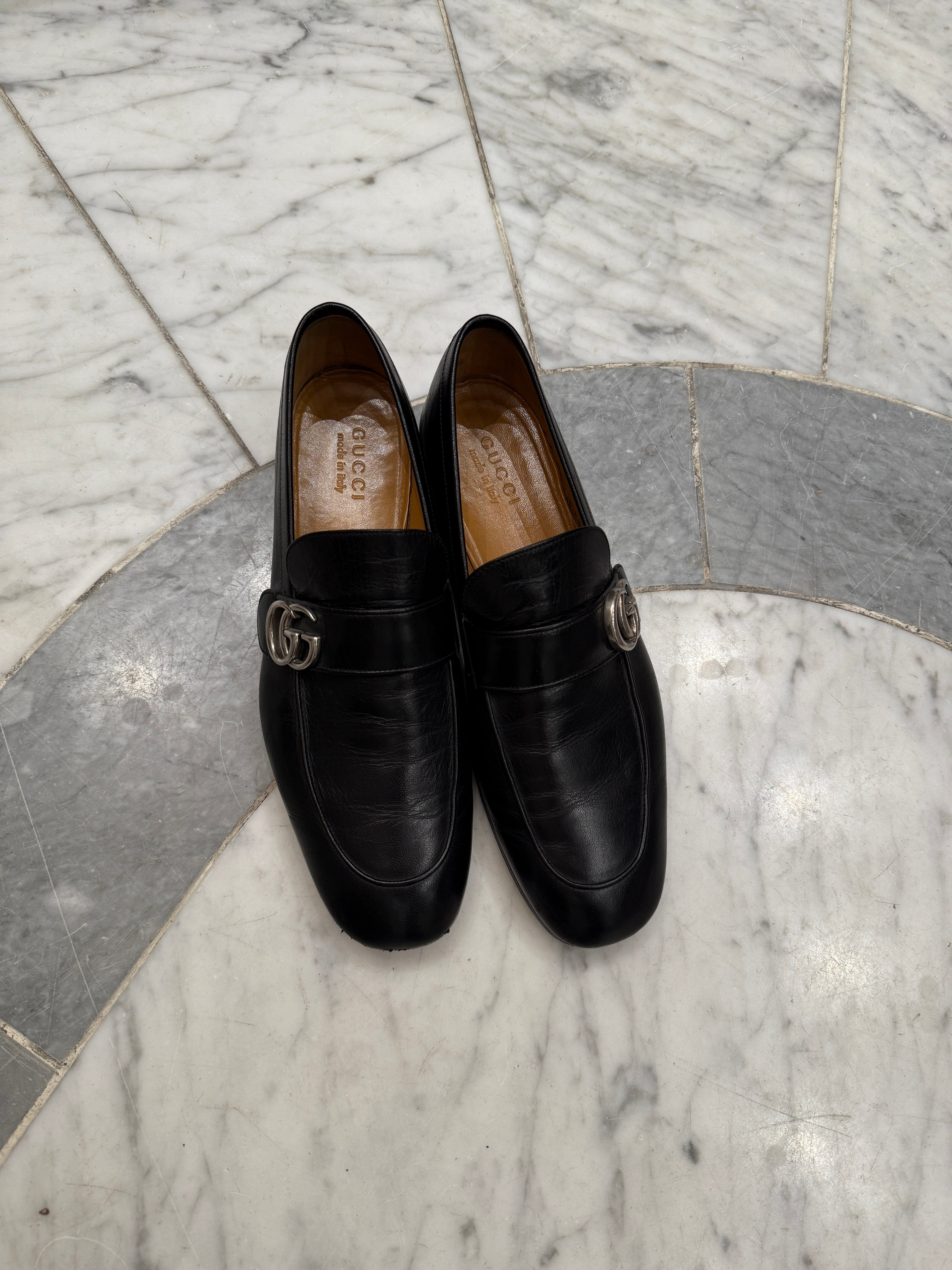 Gucci CC Donnie Læder Loafers