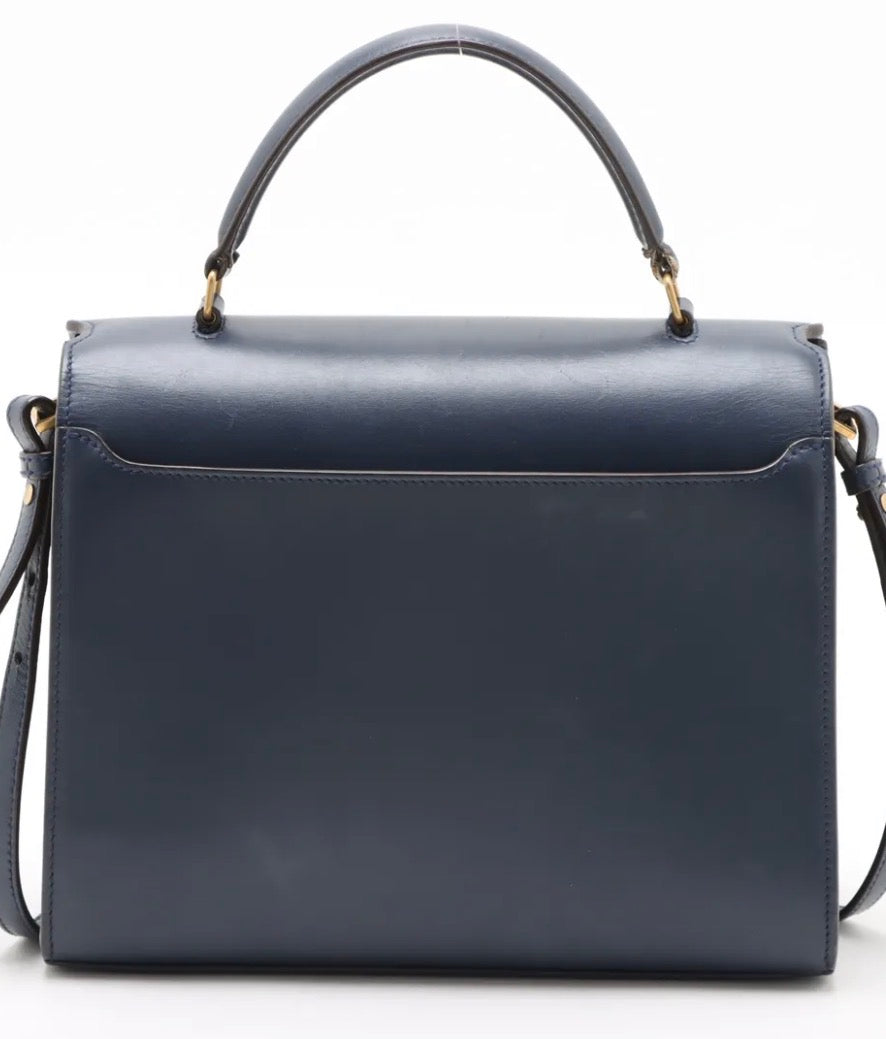 Saint Laurent Paris Cassandra Suede &amp; Leather 2 Way Handbag