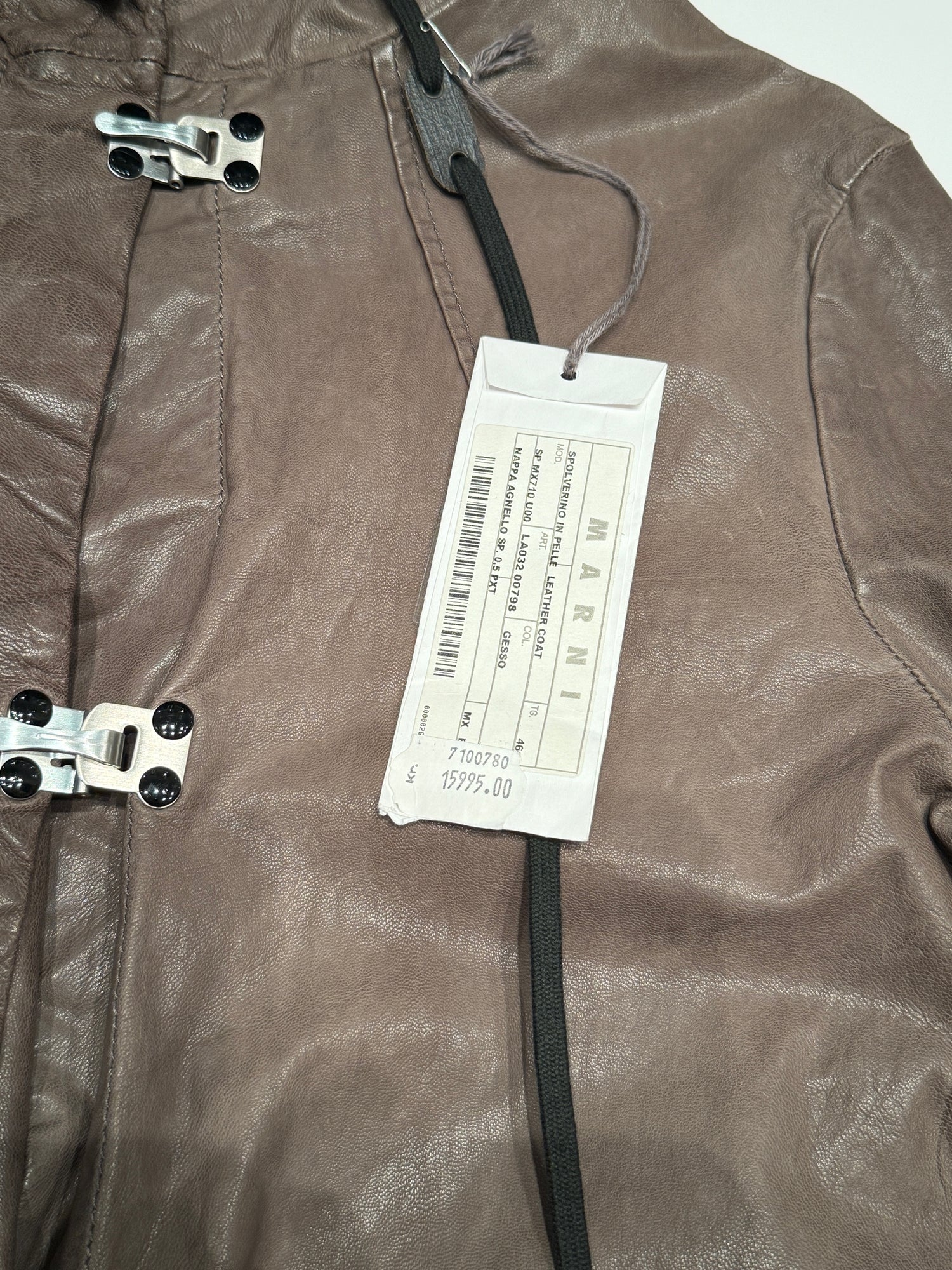 Marni Læder Utility Jakke