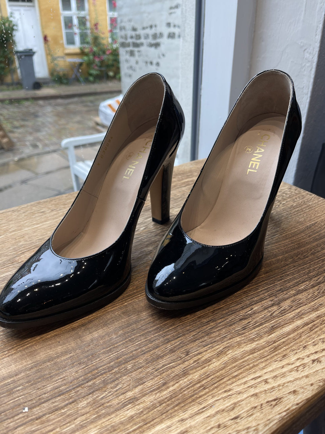 Chanel heels forfra
