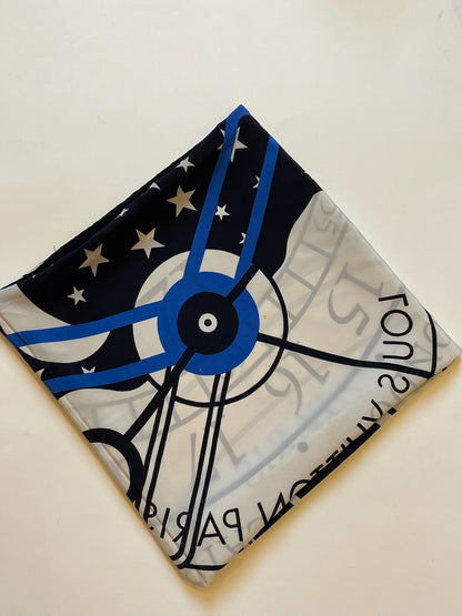 Louis Vuitton Silke Tørklæde “Le Temps du Voyage”